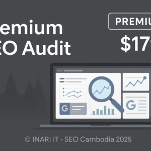 Premium SEO audit analysis report with prioritized recommendations for Cambodia